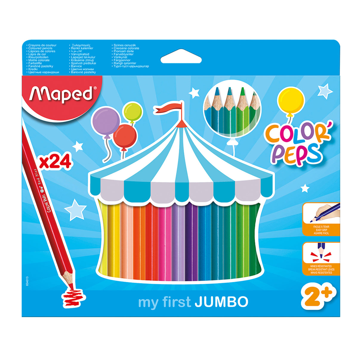 Maped Color'Peps Colored Pencils - Set of 24