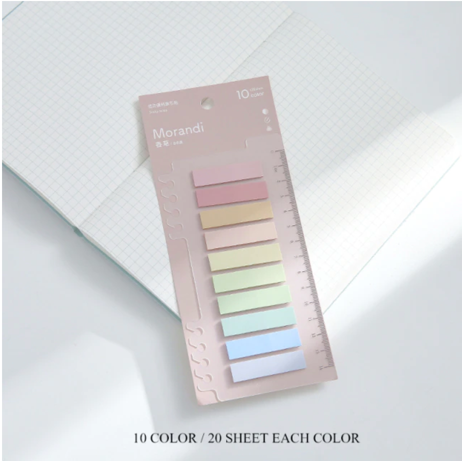 10 color sticky note 10 Colors Gradual Change Memo Notes color