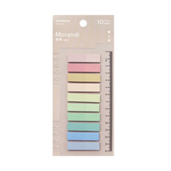 10 Colors Gradual Change Memo Notes