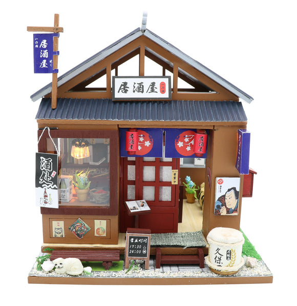 3D Wooden Doll House Miniature Toy - Restaurant