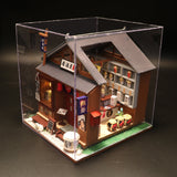 3D Wooden Doll House Miniature Toy - Restaurant