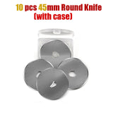 45mm Rotary Cutter Tailor Tools Round Cloth Cutting Knife Hand Rotary Carpet Tool Rug Cutting Knife Foot Cloth Leather Cutter