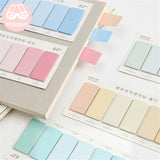 6 Colors Gradual Change Rectangle Memo Pad - Nejoom Stationery