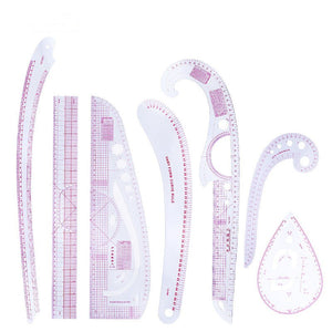 7pcs/set Sewing Tailor French Curve Rulers