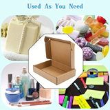 9x6x2 Inches Small Shipping Boxes, 100 Pack Corrugated Cardboard Box