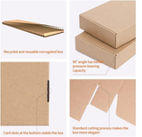 9x6x2 Inches Small Shipping Boxes, 100 Pack Corrugated Cardboard Box