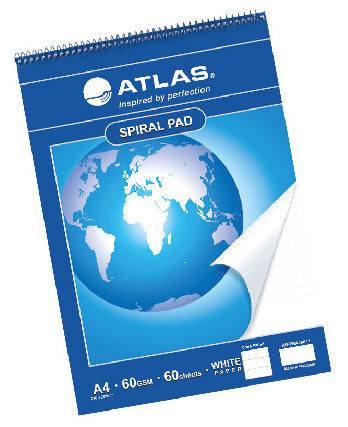 Atlas Spiral Notepad A4 60 sheets 12 pcs