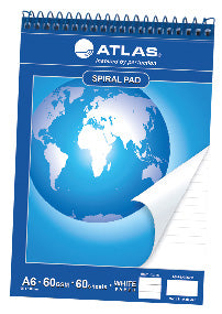 Atlas Spiral Notepad A6 60 sheets 12 pcs