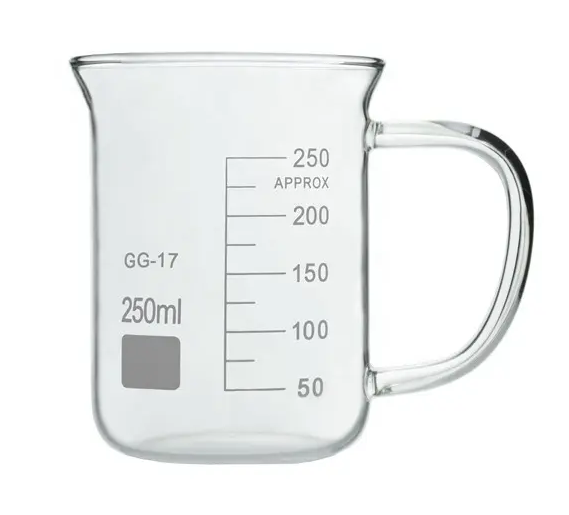 Borosilicate Glass Beaker with Handle 250ml
