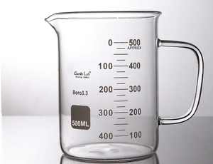 Borosilicate Glass Beaker with Handle 500ml