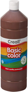 Creall Poster Color BASICCOLOR 1000ml 19 Dark Brown