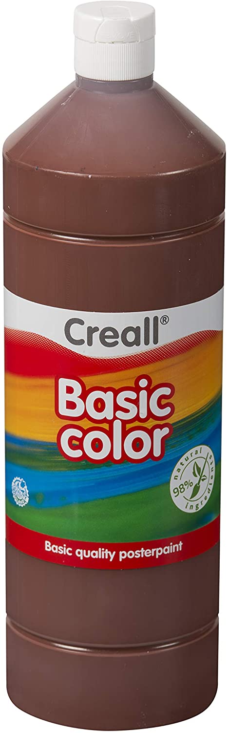 Creall Poster Color BASICCOLOR 1000ml 19 Dark Brown
