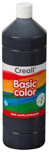 Creall Poster Color BASICCOLOR 1000ml 20 Black