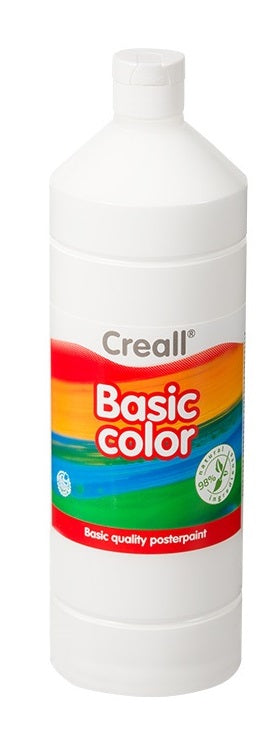 Creall Poster Color BASICCOLOR 1000ml 21 White