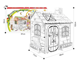 3D DIY Doodle Cardboard Toy Indoor Playhouse Kids Cubby House With Pen