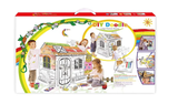3D DIY Doodle Cardboard Toy Indoor Playhouse Kids Cubby House With Pen