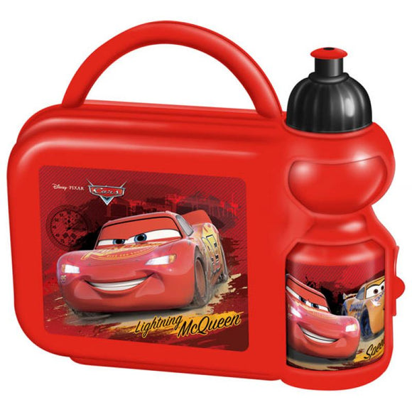 Cars Lightning Lunch Box and Water Bottle Combo Set