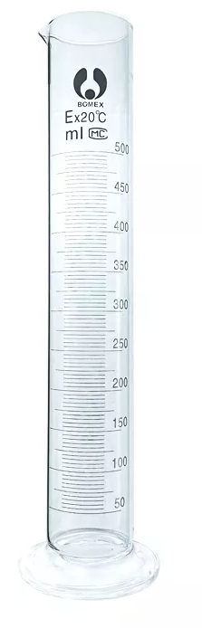 Borosilicate Glass Measuring Cylinder 500ml