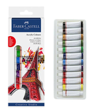 Faber castell Acrylic Color (Pack of 12colour) 9ml