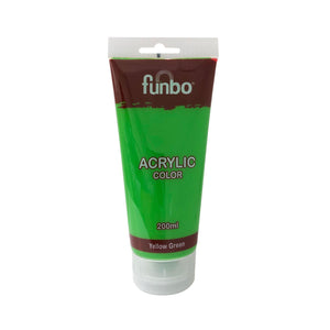Funbo Acrylic Color 200ml 78 Yellow Green