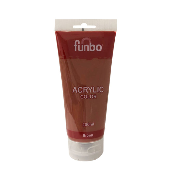 Funbo Acrylic Color 200ml 82 Brown