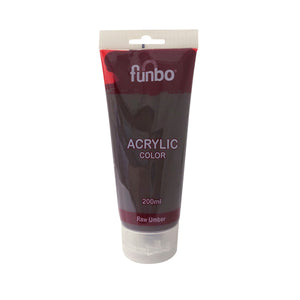 Funbo Acrylic Color 200ml 85 Raw Umber