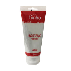 Funbo Acrylic Color 200ml 142 Silver