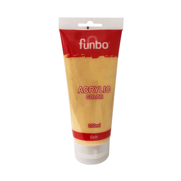 Funbo Acrylic Color 200ml 144 Gold