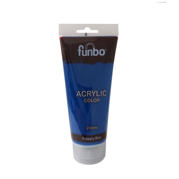 Funbo Acrylic Color 200ml 450 Primary Blue