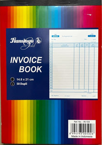 Flamingo Invoice Book A5 (14.8  x 21 cm)
