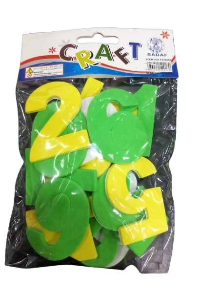 Foam Number Stickers ( 0-9 )