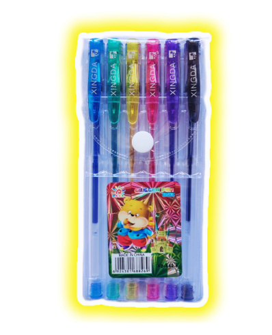 Glitter Pens (6 Pcs)