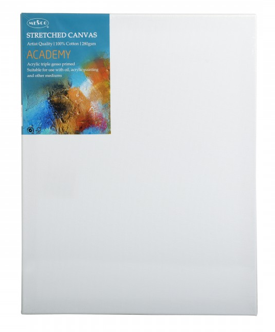 Mesco Stretched Canvas Board 280gsm 80 x 120cm