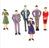  Miniature Human Figurines ( 10pcs)