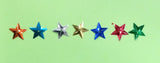 Multi Colour Stars 15mm