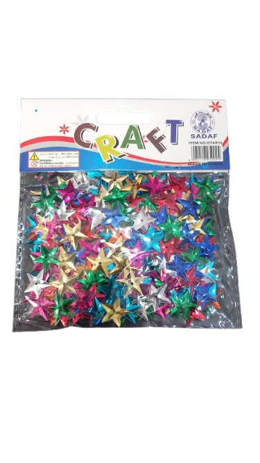 Multi Colour Stars 15mm