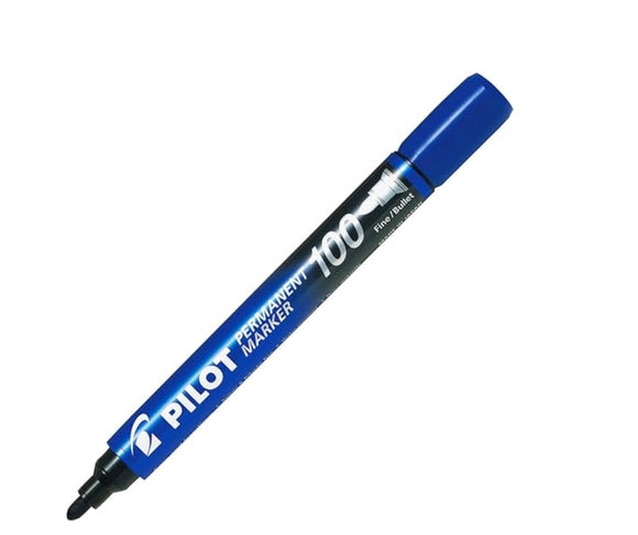 Pilot Permanent Marker 100 Blue Black Green Red