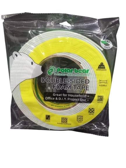 Polar Bear Double-Sided Foam Tape 24MMx5M