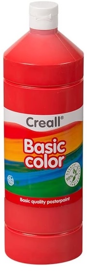 Creall Poster Color BASICCOLOR 1000ml 07 Primary Red
