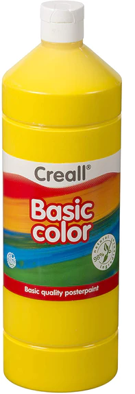 Creall Poster Color BASICCOLOR 1000ml 02 Primary Yellow