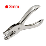 Single Hole Punch, Pincer, Round Hole Punch Plier Punch, 3 mm