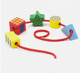 Wooden Lacing Fram Toy Blocks Construction Set
