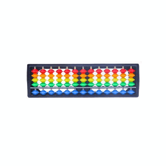 ABACUS Plastic Number Puzzle 13 Digits 