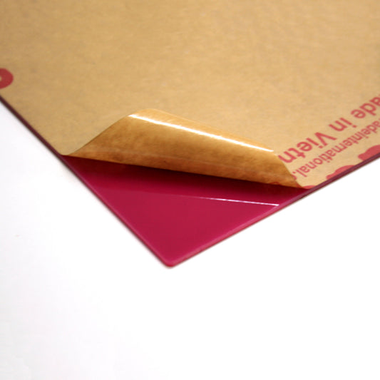 Acrylic Sheet Maroon 30x30-2pcs