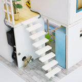 Birthday Gift 3D Wooden Doll House Miniature Toy - FirstMeet Holiday Home - Nejoom Stationery