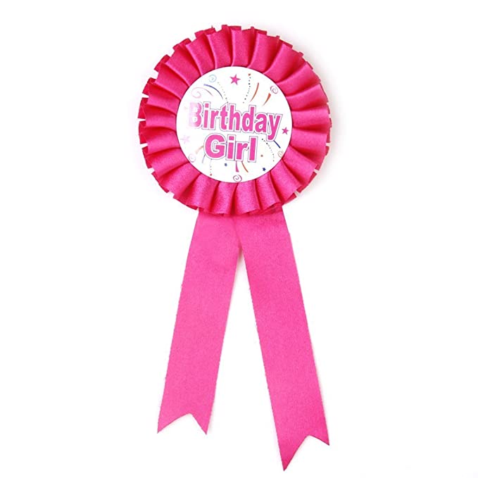 Birthday Girl Badge - Art