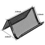 Black Metal Mesh Business Card Holder - Nejoom Stationery