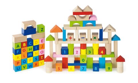 Block Set  Alphabet & Numbers - Nejoom Stationery