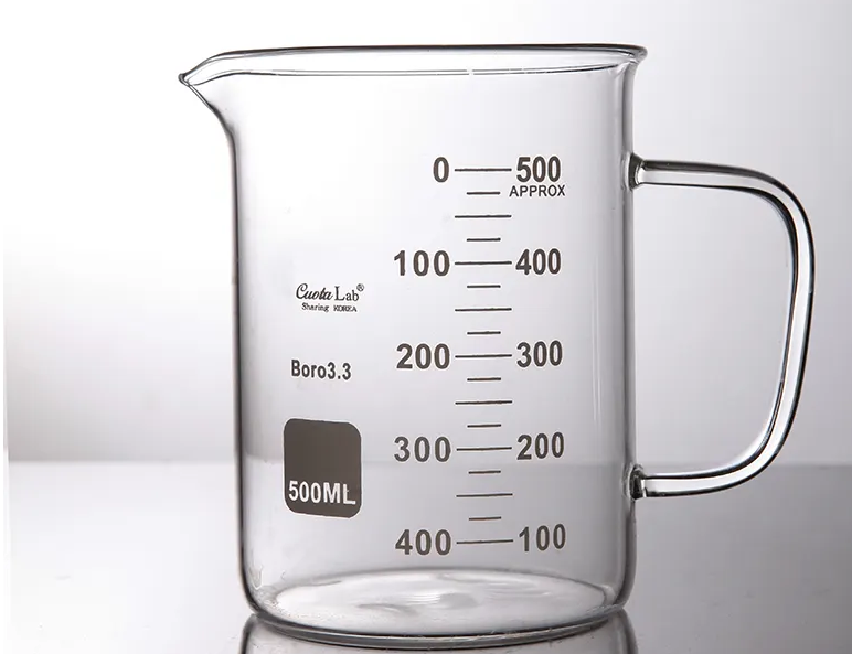 Borosilicate Glass Beaker with Handle 500ml | Nejoom Stationery