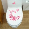 Butterfly Flower Vine Bathroom Wall Stickers - Nejoom Stationery